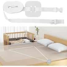 Bild für Orenge Gurt Babybett 6M Babybettgurt Boxspringbetten Beistellbett Gurt Weiß Nylon Befestigungsgurte mit Kunststoffschnalle für Kinderbetten Andocken an Erwachsenenbett