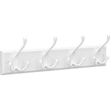 Bild für Songmics Garderobenleiste mit 4 Dreifach-Haken aus Metall