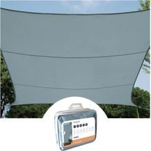 Bild für Sonnensegel Rechteckig 4x3m Blaugrau