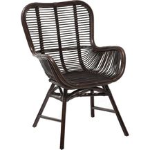 Bild für Rattanstuhl braun TOGO