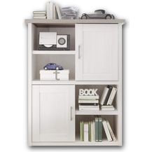 Bild für Highboard 'Luca' Pinie Weiß/Trüffel