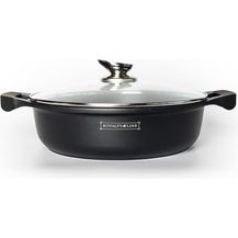 Bild für Kochtopf Schmortopf + Glasdeckel Antihaftbeschichtung Ø34 Royalty Line RL-BR34ML
