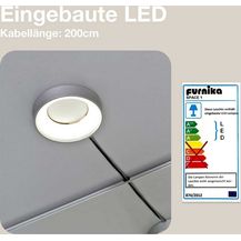 Bild für K-Möbel Glasvitrine C1019 (Glasvitrine (176x67x33 cm)