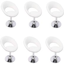 Bild für 6er-Set Esszimmerstuhl 'Palermo' weiß