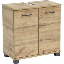 Bild für Schildmeyer Nora Waschbeckenunterschrank 144919, Eiche Landhaus Dekor, 60 x 32,6 x 63,5 cm (B/T/H)