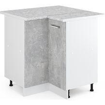 Bild für Eckschrank für Hausrat R-Line Beton 75.6 cm mit Tür