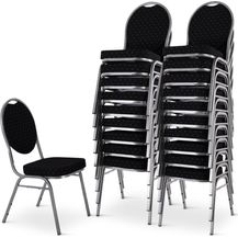 Bild für Raburg Stapelstuhl Bankettstuhl, stapelbar, für Konferenz, Seminar & Wartezimmer, David (Set)