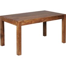 Bild für Esszimmertisch Mumbai 160x80x76cm Sheesham Massivholz Rechteckig Schlicht