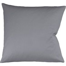 Bild für Fleuresse Mako-Satin Kissenbezüge 40x40 cm uni mit RV DP 9039 steingrau