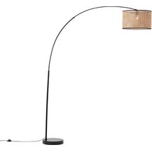 Bild für Brilliant Leuchten No. 93138-06 Bogenstandleuchte Wiley 1-flammig E27 Rattan