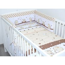 Bild für Primawela Babybettwäsche 3 teiliges Baby Bettset mit Bettwäsche und Nestchen für Bett 70x140 cm