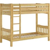 Erst-Holz Etagenbett Kiefer 90x200 cm, natur