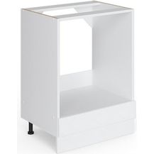 Bild für Herdumbauschrank R-Line Weiß Hochglanz 60 cm ohne Arbeitsplatte Vicco