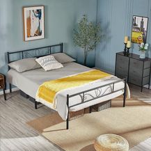 Bild für Yaheetech Bettrahmen Metallbett Bettgestell aus Metall