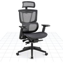 Bild für FLEXISPOT Bürostuhl Schreibtischstuhl Premium Ergonomischer C7 (Rückenlehne verstellbar 90°-128°, 2D-Kopfstütze, 3D-Armlehnen)