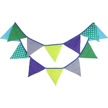 Bild für G2PLUS Stoff Wimpel Girlande Doppelseitig