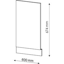 Bild für Frontblende Fame-Line Grün-Gold Landhaus 60 cm ohne Arbeitsplatte Vicco