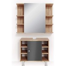 Bild für Badmöbel-Set Fynn Eiche 2 Teile Vicco