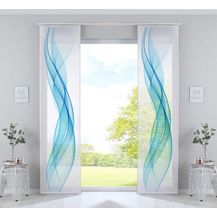 Bild für Gardinenbox Schiebegardine, Klettband (2 St)