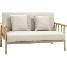 Bild für HOMCOM 2-Sitzer Couch mit 2 Lendenkissen