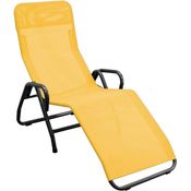 MFG Bäderliege Pool 3", anthrazit/gelb