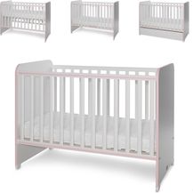 Bild für Lorelli Babybett Sweet Dream 124 x 68 x 95 cm Unterbettrahmen mit zwei Ebenen pink