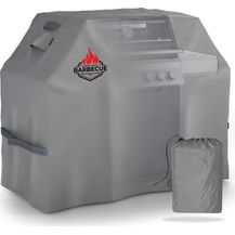 Bild für SANZARO Grill Abdeckhaube Wetterfest – 600D Oxford mit RipStop-Textilgewebe, BBQ Abdeckplane Wasserdicht für Weber Brinkmann Char Broil, Cover Grillabdeckung Winterfest Schutzhülle, 183 x 71 x 117 cm (BxTxH)