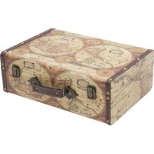 Bild für HMF Aufbewahrungsbox Handgefertigter Vintage Koffer aus Holz