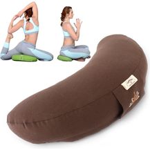 Bild für SEI Design Yogakissen Meditationskissen Yogakissen Halbmond mit Buchweizenschalen Füllung