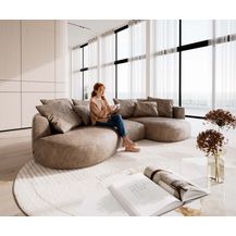 Bild für Sofa Edina 330x170 cm Mikrofaser Taupe Vintage