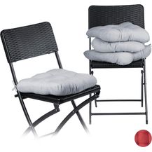 Bild für RELAXDAYS 4 x Stuhlkissen