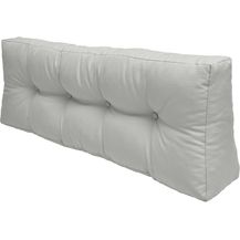 Bild für Beautissu Palettenkissen Rückenkissen ECO Elements Hellgrau