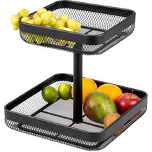 Bild für eluno Obstschale 2-stöckig / Brotkorb