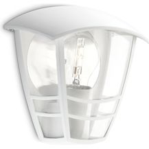 Bild für Philips Creek wall lantern white 1x60W 230V