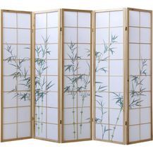 Bild für Homestyle4u Paravent 5-tlg.