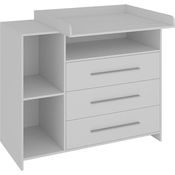 Wickelkommode Paula Weiß 110 x 93.5 cm mit Wickelaufsatz Vicco