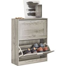 Bild für SoBuy Schuhschrank FSR137 Schuhkipper Schuhablage mit 2 Klappen Schuhregal Schuhkommode