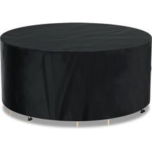 Bild für Awnic Abdeckplane Gartenmöbel Schutzhülle Wasserdicht Winterfest Rund 420D Oxford-Gewebe Ø190X71cm