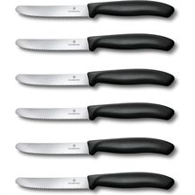Bild für VICTORINOX Swiss Classic Tomaten- und Tafelmesser-Set 6teilig schwarz 109759