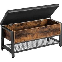 Bild für Vasagle Schuhbank Sitzbank mit gepolsterter Sitzfläche und Schuhregal