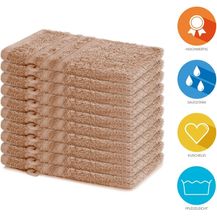 Bild für Lavea 10er Set Waschhandschuh 15x21 cm