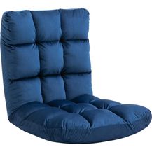 Bild für HOMCOM Sitzkissen Bodenstuhl 3-in-1 Klappbar Bodensessel mit Rückenlehne