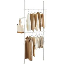 Bild für Teleskop Garderoben System mit 2 Kleiderstangen, FRG109-W, B(77-112)