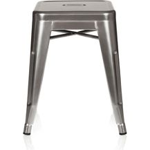 Bild für hjh OFFICE Arbeitsstuhl Arbeitshocker VANTAGGIO Metall Platin