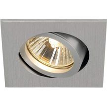 Bild für SLV No. 1001996 NEW TRIA 68 square Indoor Deckeneinbauleuchte QPAR51 alu gebürstet 50W