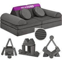 Bild für Linodino Kindersofa Spielsofa I Schaumstoff Stapelsteine für Kinder I Kindercouch