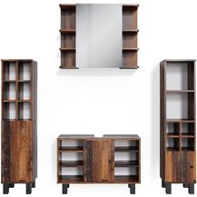 Bild für Badmöbel-Set Fynn Eiche rustikal 4 Teile