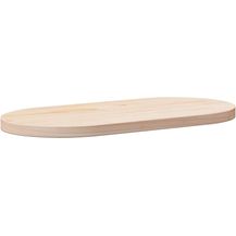 Bild für vidaXL Tischplatte 60x30x2,5 cm Massivholz Kiefer Oval 824340