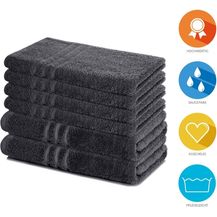 Bild für Lavea Handtuch Set Elena, Duschtücher, Handtücher, Gästetücher, Waschhandschuhe, 100% Baumwolle (Set, 6-St)