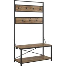 Bild für Eden Bridge Designs Halle Baum Garderobenständer Schuhregal Schuhablage Regal